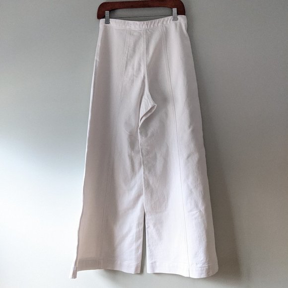 Warm | White Super Wide Leg Pants - Picture 8 of 8